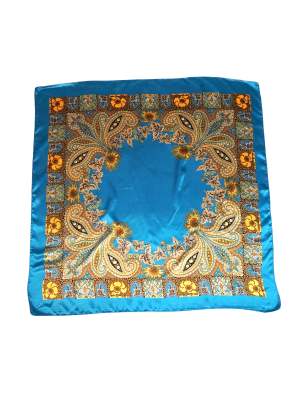 Vintage Paisley Floral Pattern Scarf 34in x 35in