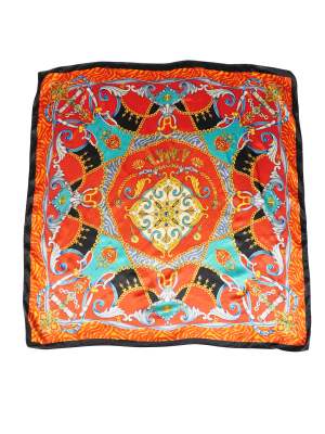 Vintage Royal Elements Pattern Scarf 34in x 25in