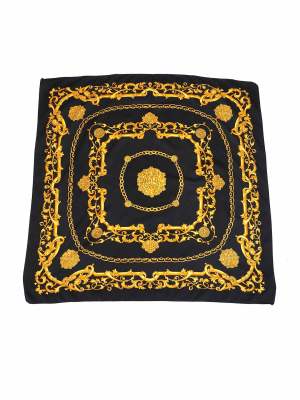 Vintage Baroque Pattern Scarf 34in x 34in