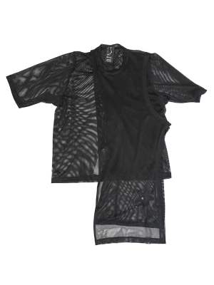 Y2K Rick Owens x Champion Toga Mesh T-Shirt Size Medium