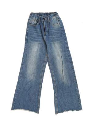 Vintage Wide Leg Denim Jeans Size W24 L28