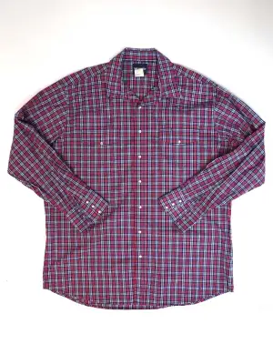 Vintage Wrangler Men Long Sleeve Shirt Size 2XL