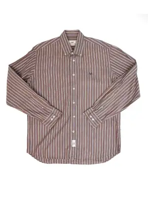 Vintage Thomas Burberry Men Long Sleeve Shirt Size L