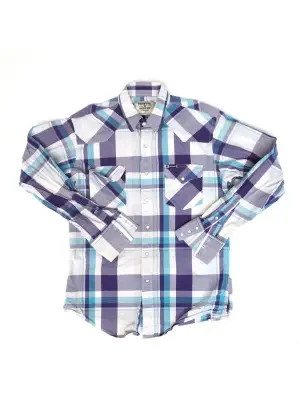 Vintage Painted Desert Men Long Sleeve Shirt Size M