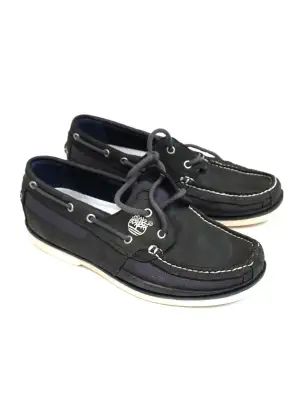 Vintage Timberland Black Shoes Retro Men Size UK 9