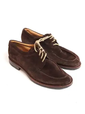 Vintage Langer & Messmer Brown Shoes Retro Men Size UK 7