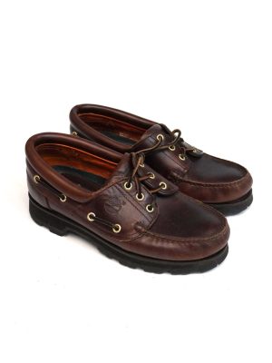 Vintage Timberland Brown Shoes Men Size UK 7