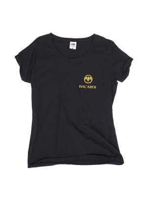 Vintage T-Shirt Retro Women Bacardi Size M