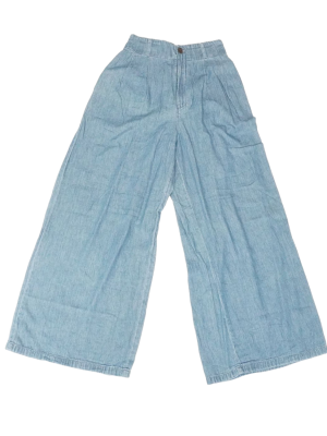 Vintage Y2K Denim Wide Leg Trousers W25 x L28