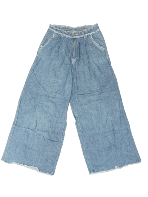 Vintage Y2K Denim Wide Leg Trousers W26 x L22