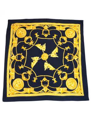 Vintage Gianni Versace style Pattern Scarf size 34in x 34in