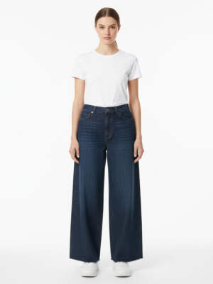 Vintage Y2K Denim Wide Leg Trousers W27 x L24