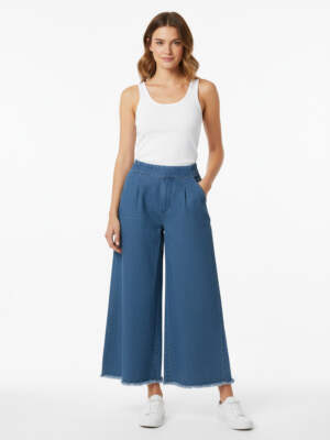 Vintage Y2K Denim Wide Leg Trousers W27 x L25