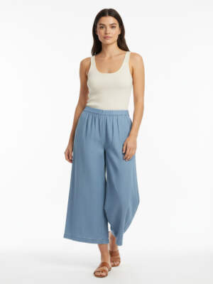 Vintage Y2K Denim Wide Leg Trousers W27 x L26