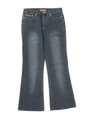 Vintage Trousers Flare Jeans Low Waisted Retro Y2K Size W28 - L28