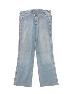 Trousers Flare Jeans Low Rise Retro Boot Cut Vintage Y2K Size W32 - L31