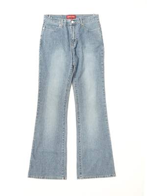 Vintage Trousers Flare Jeans Mid Rise Retro Y2K Size W30 - L34