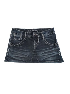 Vintage Reworked Y2K Marices Denim Skirt Waist - 31