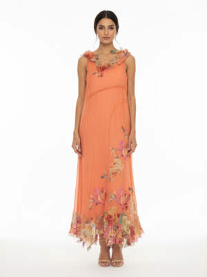 Vintage Lolita Lempicka 2000s Y2K Floral Dress Size Small