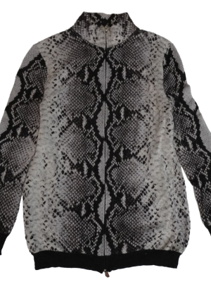 Vintage Richard Grand Snakeskin Cashmere/Silk Mix Jumper Size Large