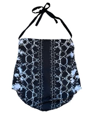 Womens Boho Halter Neck Crop Top Summer Beach Holiday