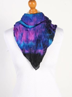 Printed Womens Scarf Lightweight Vintage Retro Ladys Multi Coloured