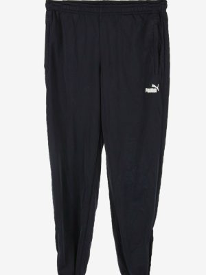 Puma Track Bottom Jogger Vintage Sport Elastic Waist 90s Navy Size XS
