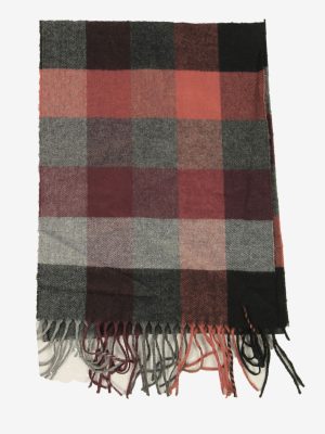 Vintage Check Tartan Neck Warmer Scarf Winter Soft  90s Retro Multi