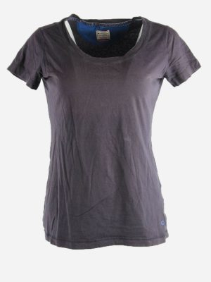 Women Champion T-Shirt Tee Short Sleeve Sports Vintage 90s  Black Size L