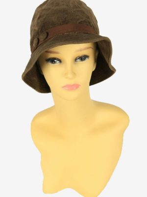 Bucket Vintage Hat Women's Classic Country Retro Brown 52 cm
