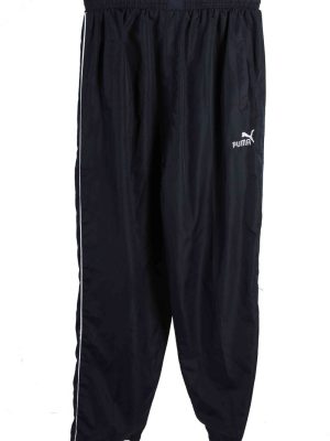 Puma Tracksuits Bottom Running Sportswear Vintage Size M Navy