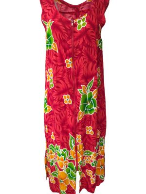 Maxi Dress Floral Sleeveless Midi Scoop Neck Size L