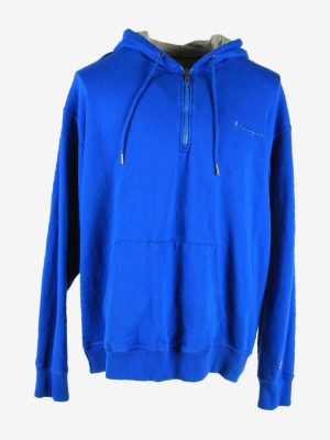 Champion Sweatshirt College Style Crew Neck Sports Retro Blue Size XXL