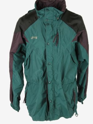Columbia Vintage Outdoor Jacket Hooded Waterproof Lined  Multi Size M