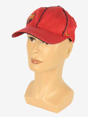 Nike Barcelona Adjustable Snapback Headwear 90s Vintage Retro Red